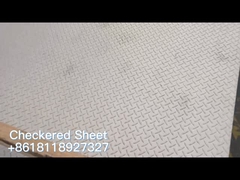 屋根のための浮彫りにされたステンレス鋼の市松模様の版 4 X 8 フィート SUS304 SUS201 SUS202