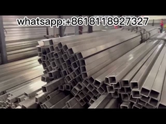 SS304L SS321 SS310S SSの継ぎ目が無い管の正方形のヘアラインは4mm x 4mmを20mm x 20mm終える